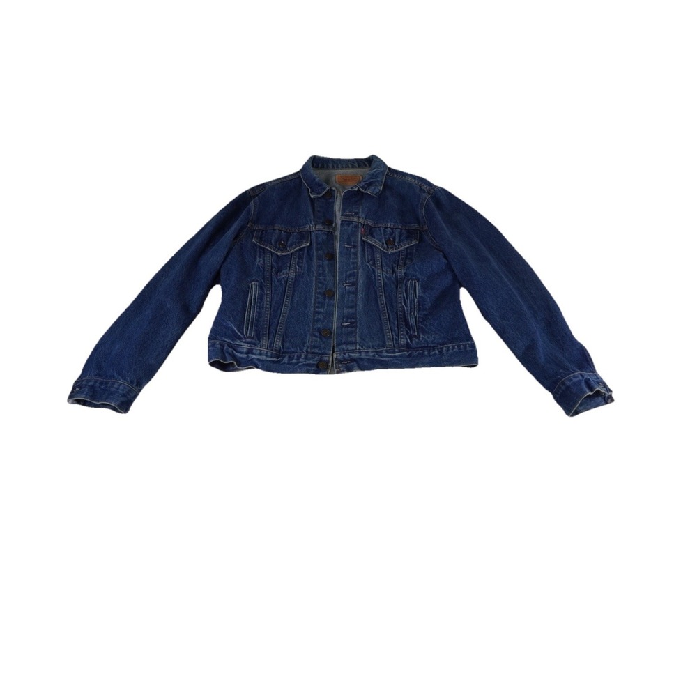 Vintage Levis Denim Jacket 48R Made In‎ USA Trucker Jean Jacket 70506